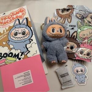 Sea Salt Coconut Macaron Labubu